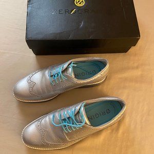 Silver Cole Haan Zeroogrand Golf Shoes 8.5B